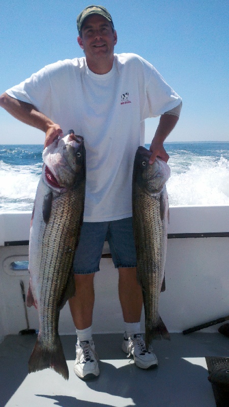 Striper Fishing Off Block Island